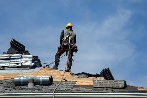 Professional Roofing technician working in Denver, NC